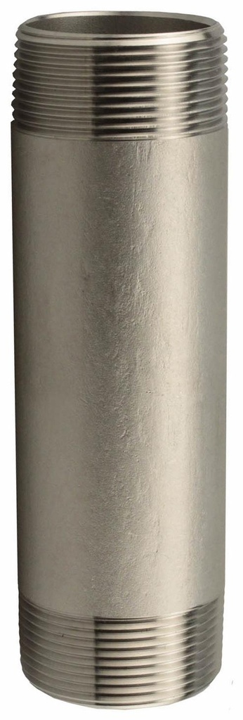 1-1/4X2 STAINLESS THRD 150# NIP