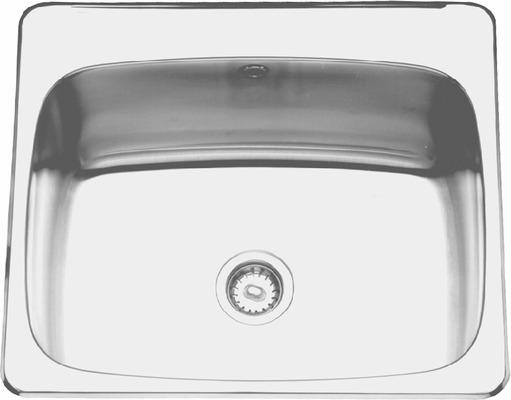25-5/8" 3-Hole 1 Bowl Drop-In Kitchen Sink