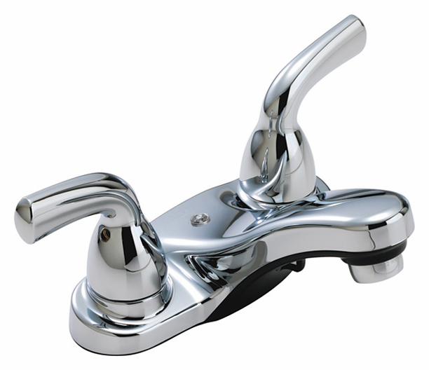 Centerset Bathroom Faucet with Lever Handles