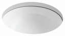 Caxton 16-1/4" Round Undermount Bathroom Sink less Overflow