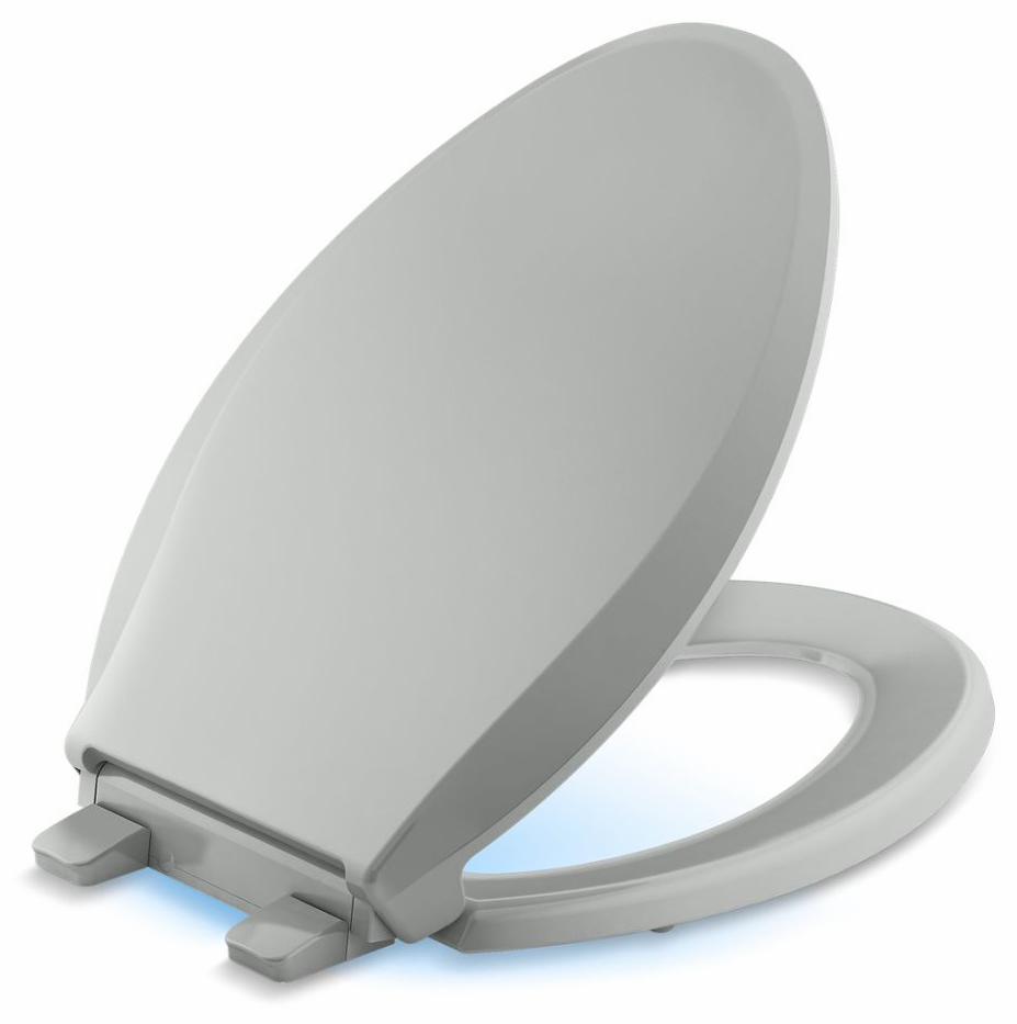 Cachet Nightlight ReadyLatch Quiet-Close Elongated Toilet Seat