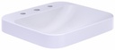 Arvina 20" x 18" Rectangular Bathroom Vessel Sink with Overflow (less Drain)