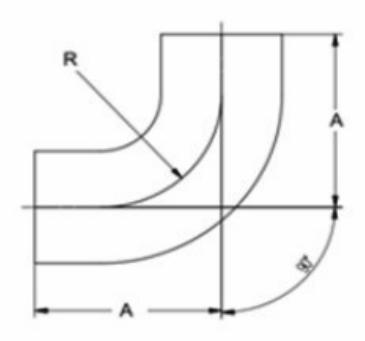 2 LONG SWEEP MJ 1/4 BEND