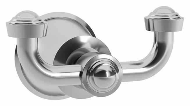 Rustik 9" Double Robe Hook