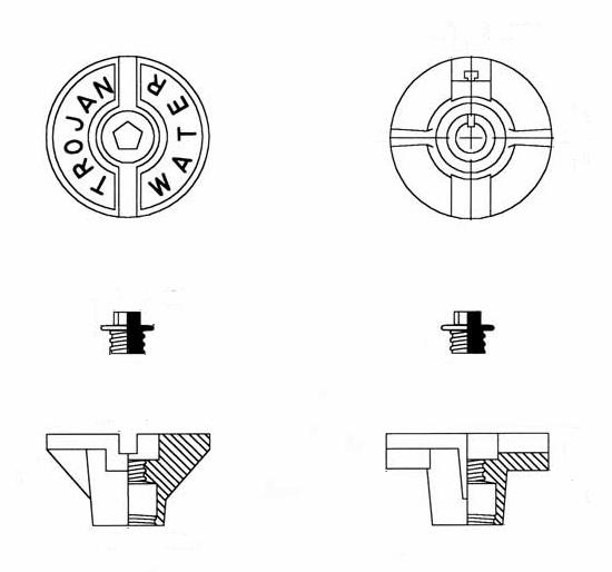 Service Box Cap Threaded 1"
