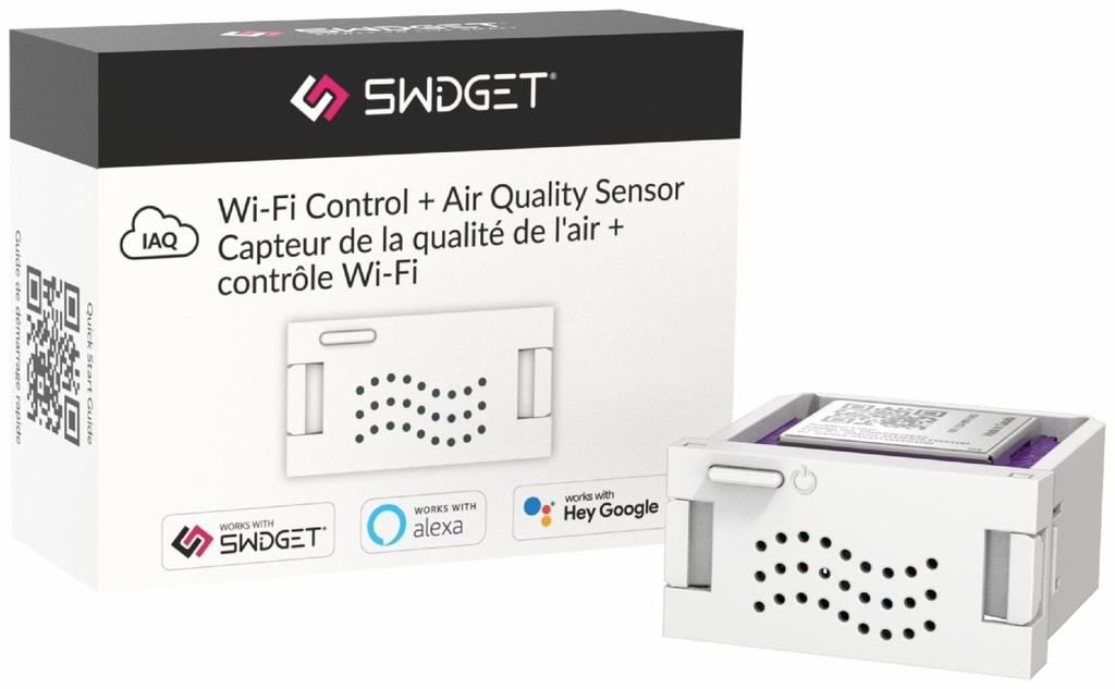 Swidget Air Quality Sensor + Wi-Fi Control Insert