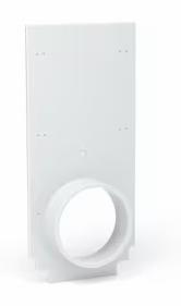 (cek) Z886 4" NH END OUTLET W/SCREWS PN 598960036