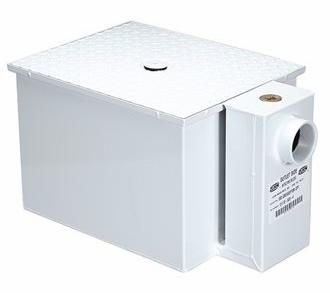 ARC Fabricated Steel 7-GPM Greasetrap with 2" No Hub Connections