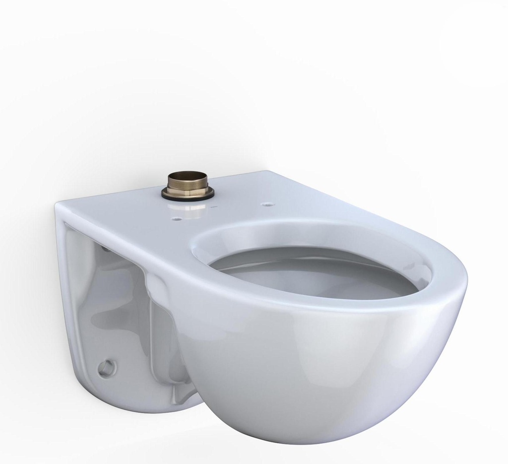 Tornado Flush Commercial Flushometer Elongated Wall Mount Toilet Bowl