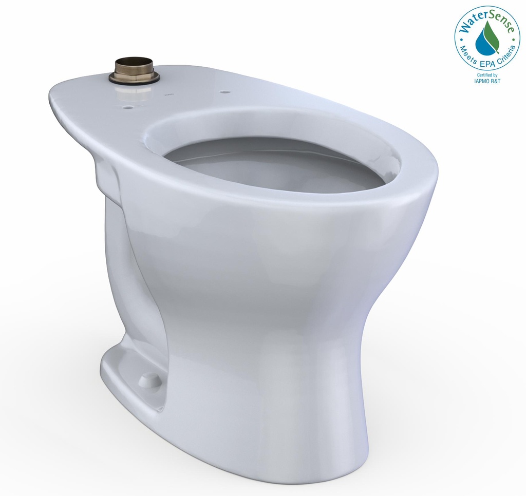 Tornado Flush Commercial Flushometer Elongated Floor Mount Universal Height Toilet Bowl