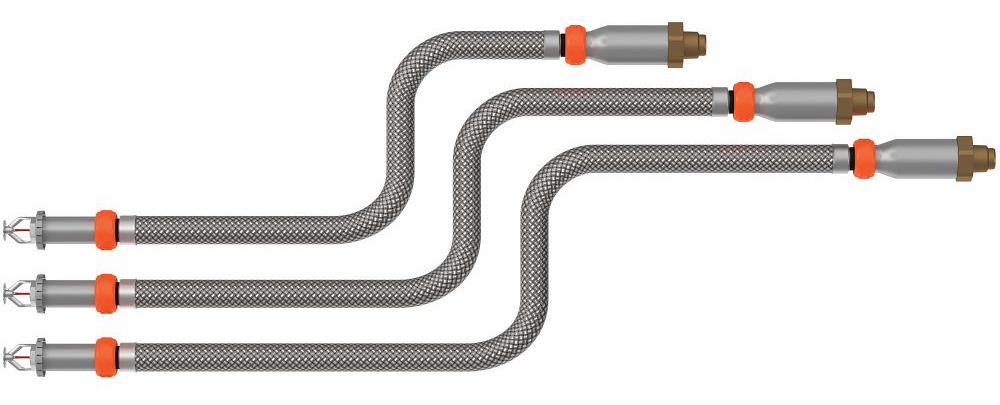 1/2" Quick Response Dry Flex 200F K5.6 Concealed Pendent 58" V3518