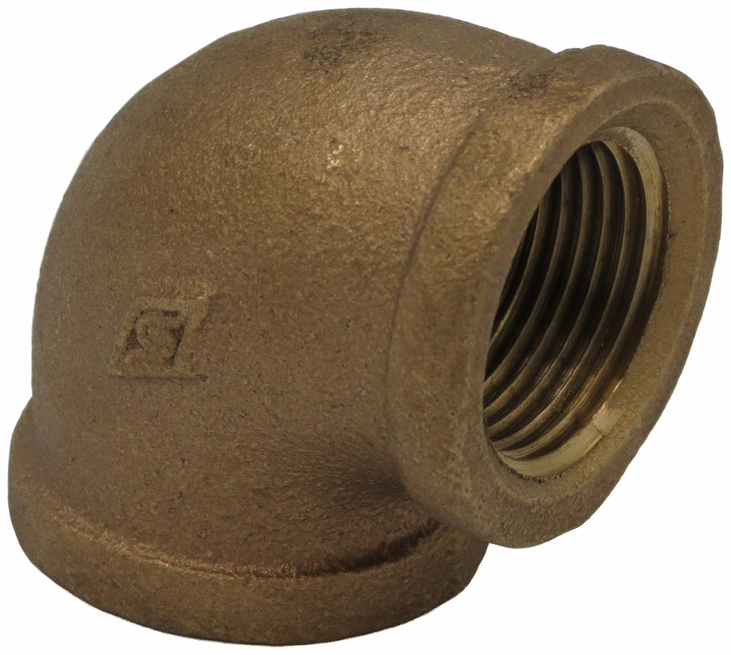 1 FIP 90 ELBOW THREADED BRONZE - LEAD FREE