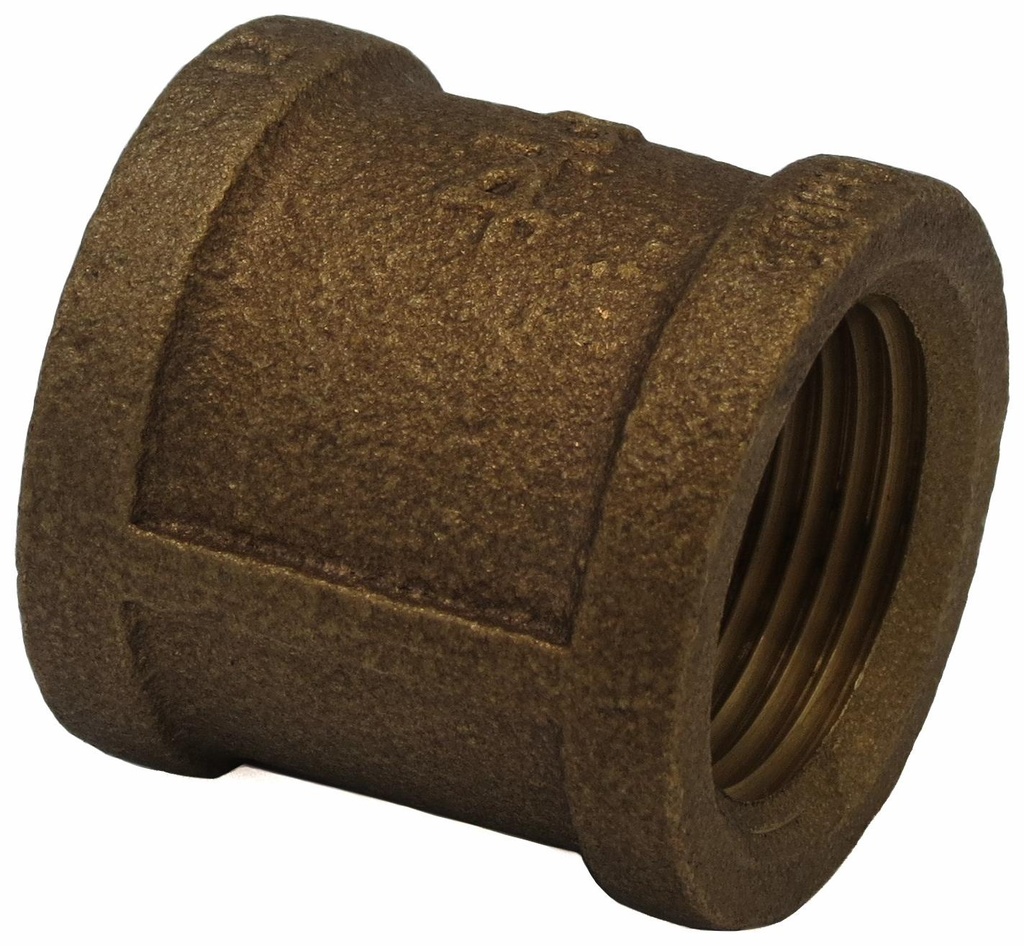 3/4 FIP COUPLING THREADED BRONZE - LEAD FREE