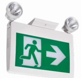 GREEN MAN EXIT SIGN COMBO CM-PC-E