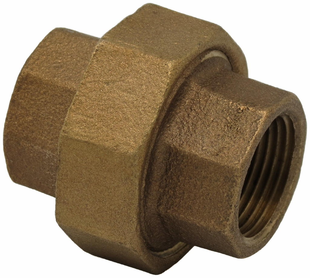 1 1/4 FIP UNION THREADED BRONZE - LEAD FREE