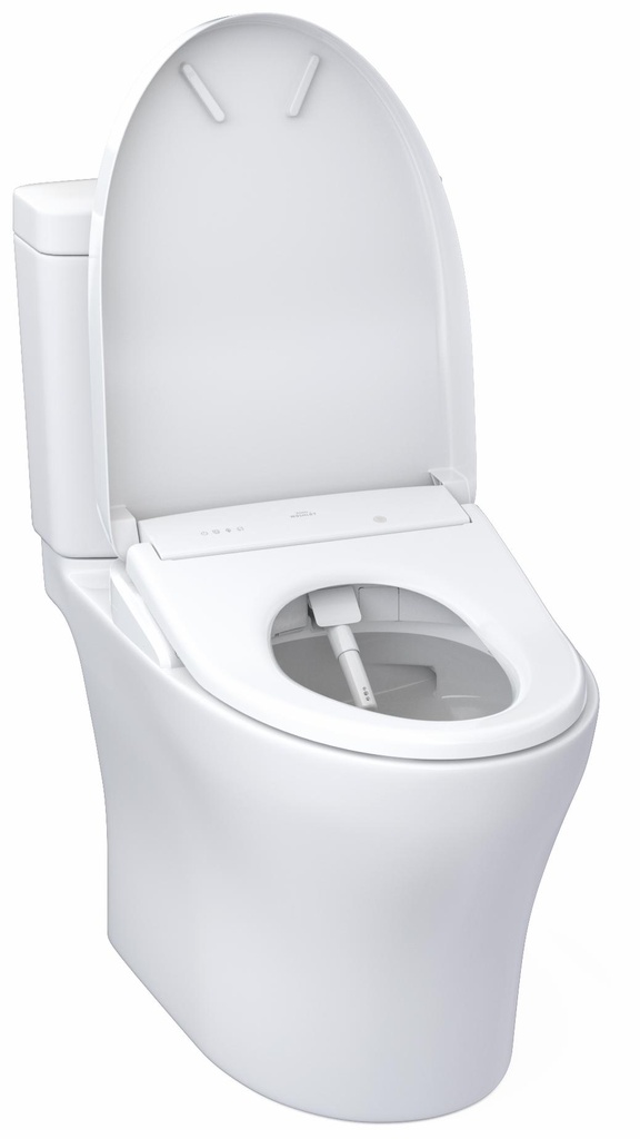 Aquia IV Elongated Dual Flush 1.28 and 0.9 GPF 2-Piece Toilet with WASHLET+ Bidet Seat