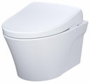 WASHLET+ AP Wall-Hung Elongated Toilet with WASHLET S7 and In-Wall Dual Flush Tank System