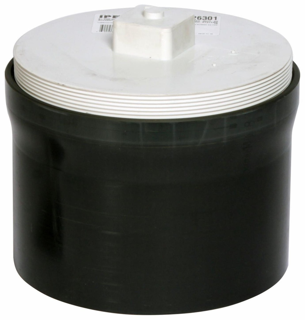 8" PVC DWV C/O W/ PLUG SPxGSKT PLUG SYSTEM 15