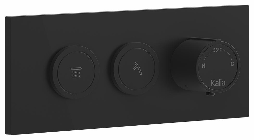 2-Way Thermostatic Valve Trim with Push Buttons