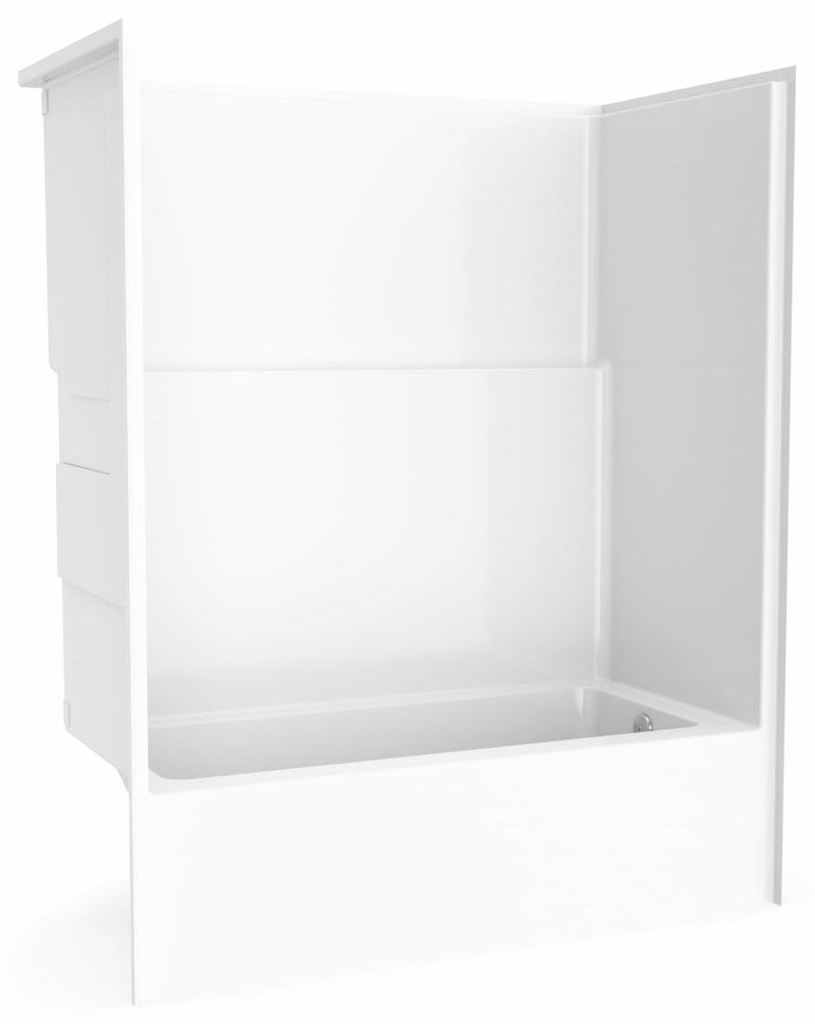 Icon TS6032X AFR LH Drain Alcove 1-Piece Tub & Shower