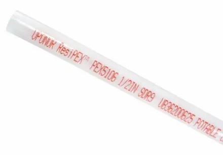 1/2" Uponor ResiPEX White, Red Print, 20-ft. straight length, 500 ft. (25 per bundle)