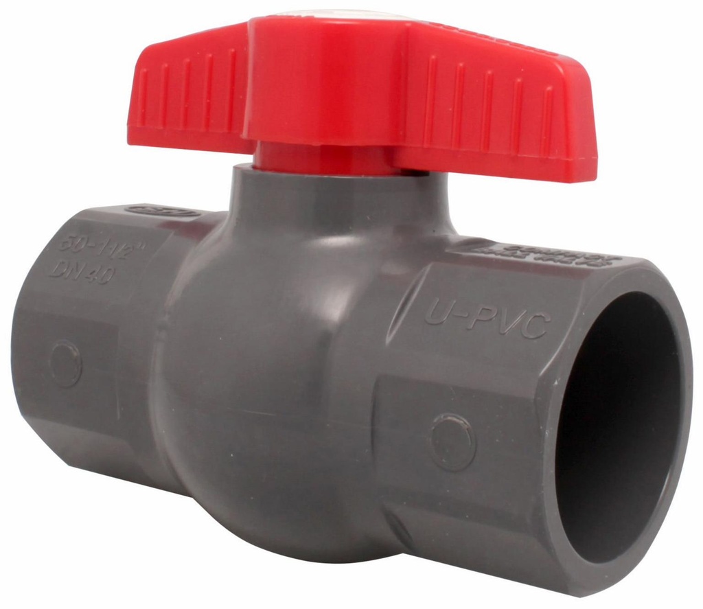 1 1/2" MP CBV PVC EPDM SOC SCH80 GREY XIRTEC140