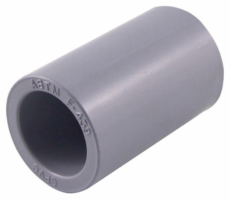 1/2" CPVC SCH80 COUPLING SOCxSOC CORZAN