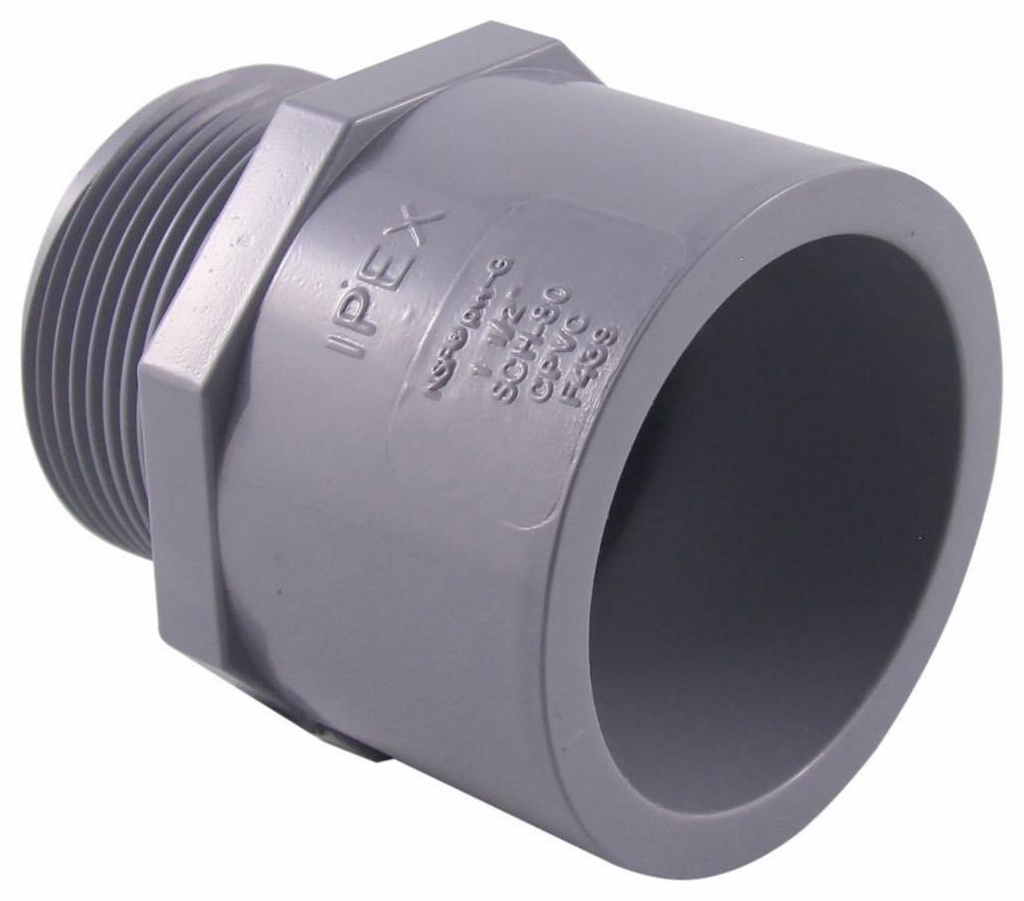 1 1/2" CPVC SCH80 MALE ADPT SOCxMPT CORZAN