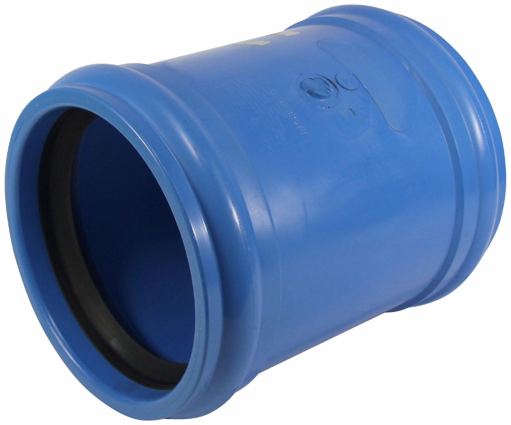 8" PVC COUPLING CIOD DR18 BxB BLUE BRUTE