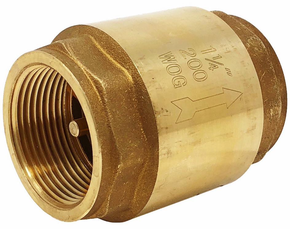 1 BRS NPT SP.CHECK VALVE 200WOG