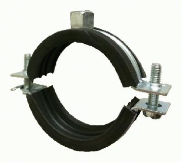 3 C ZP PIPE CLAMP W/EPDM KSB2