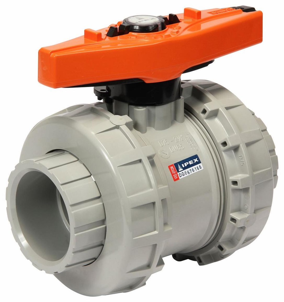 2 1/2" VXE TU BV CPVC EPDM SOC EASYFIT CORZAN