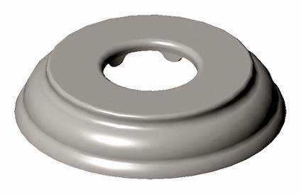 Rustik Shower Arm Flange