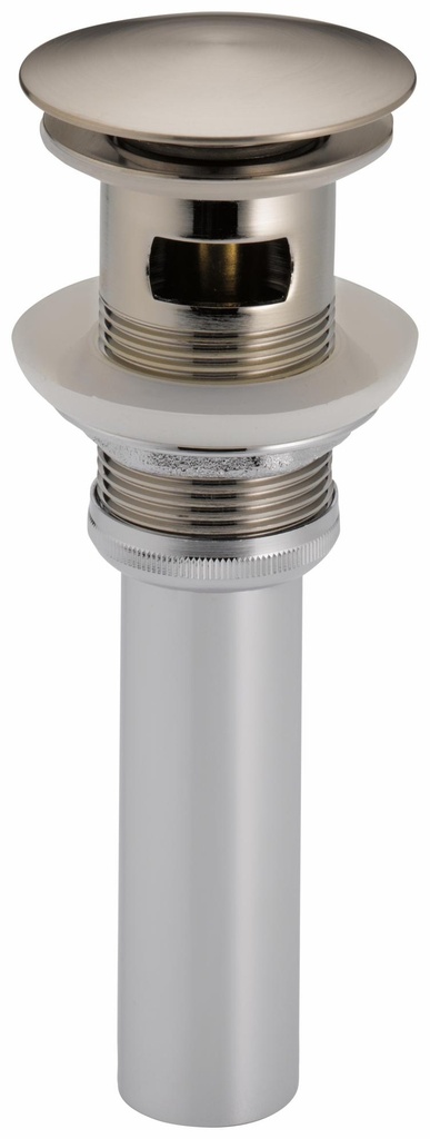 Push Pop-Up Drain with Overflow