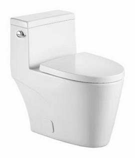 Simmons 4.8L 16.5" 1-Piece Toilet Side Cover with Slow Close