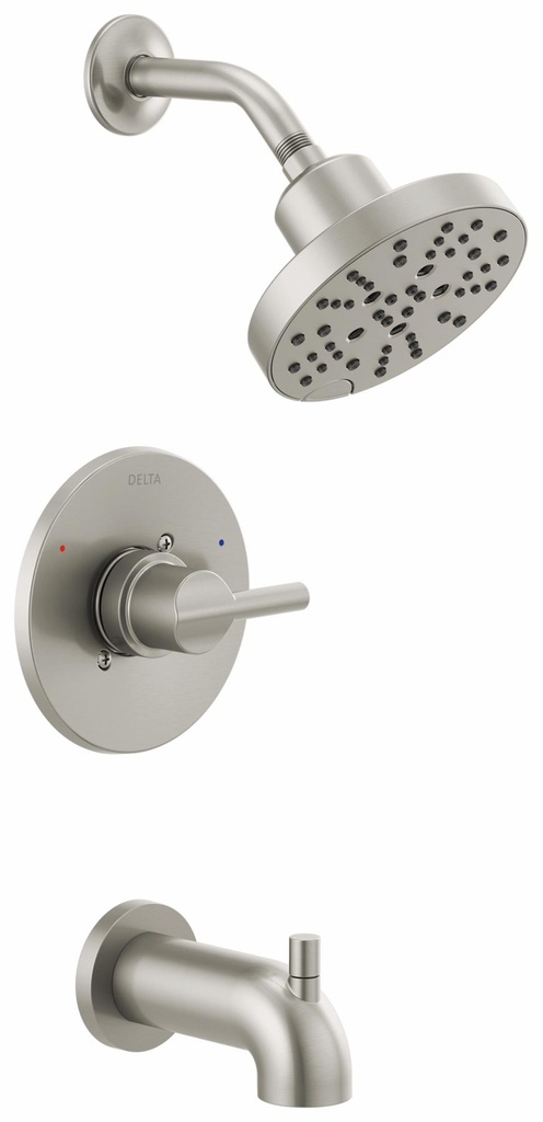 Nicoli 14 Series Tub and Shower Trim (includes Valve without Stops)