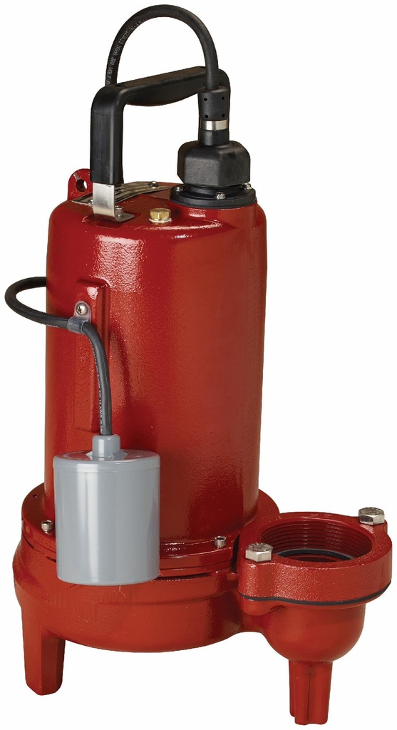1 HP 1-Phase 208-230V Sewage Pump Auto with 25' Cord