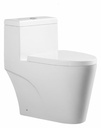 Simmons Dual Flush 16.5" One-Piece Toilet with Side Cover