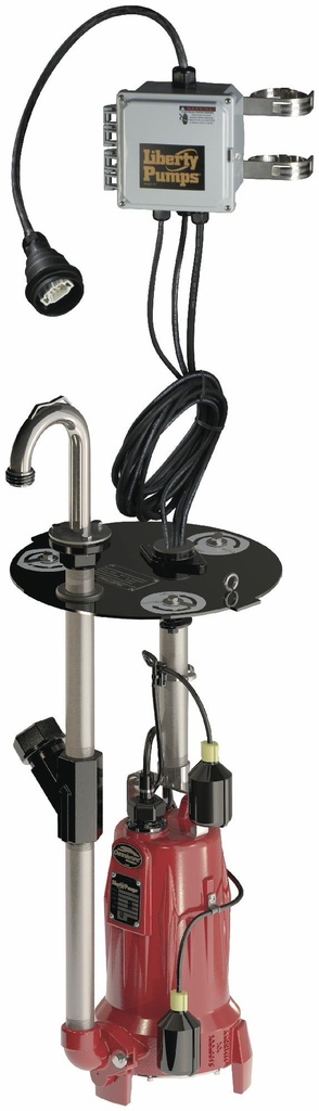 2 hp, Grinder Pump retro-fit for E/One, 1 PH, 208-230V, 10' Cord, 1-1/4" Discharge, Auto