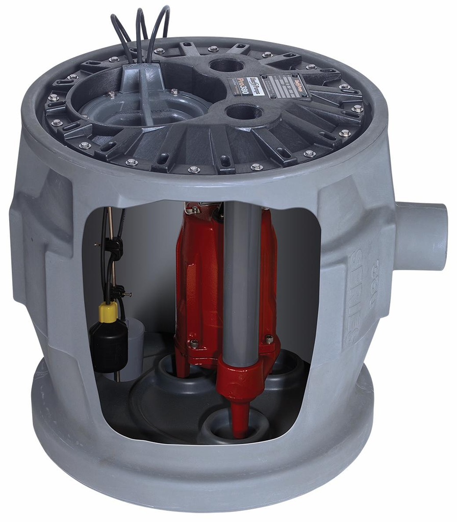 1 HP, Simplex Sewage Package, 1 PH, 230V, 2" Discharge, 10' Cord