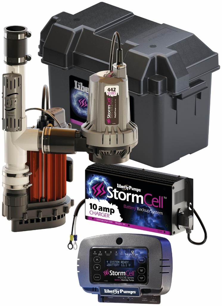 1/3 HP 115V StormCell Sump Pump Combo for Models 257 & 442