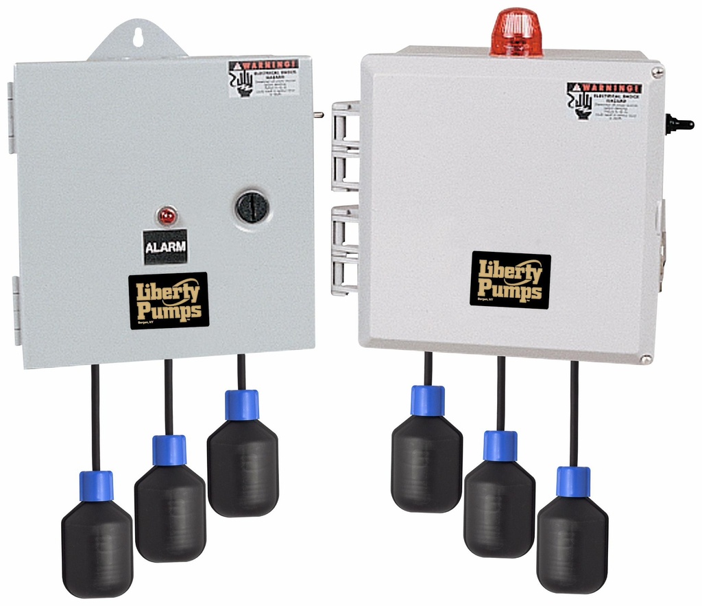 120/208/240V Simplex Control Panel, 1 PH, NEMA 4X, 0 - 14.9  Full Load Amps, 3 Float