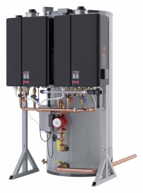 Demand Duo 2 H-Series 398,000Btu 100G Hybrid Water Heater Vertical
