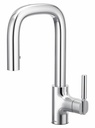 Tenon Bar Faucet with Pulldown Spray