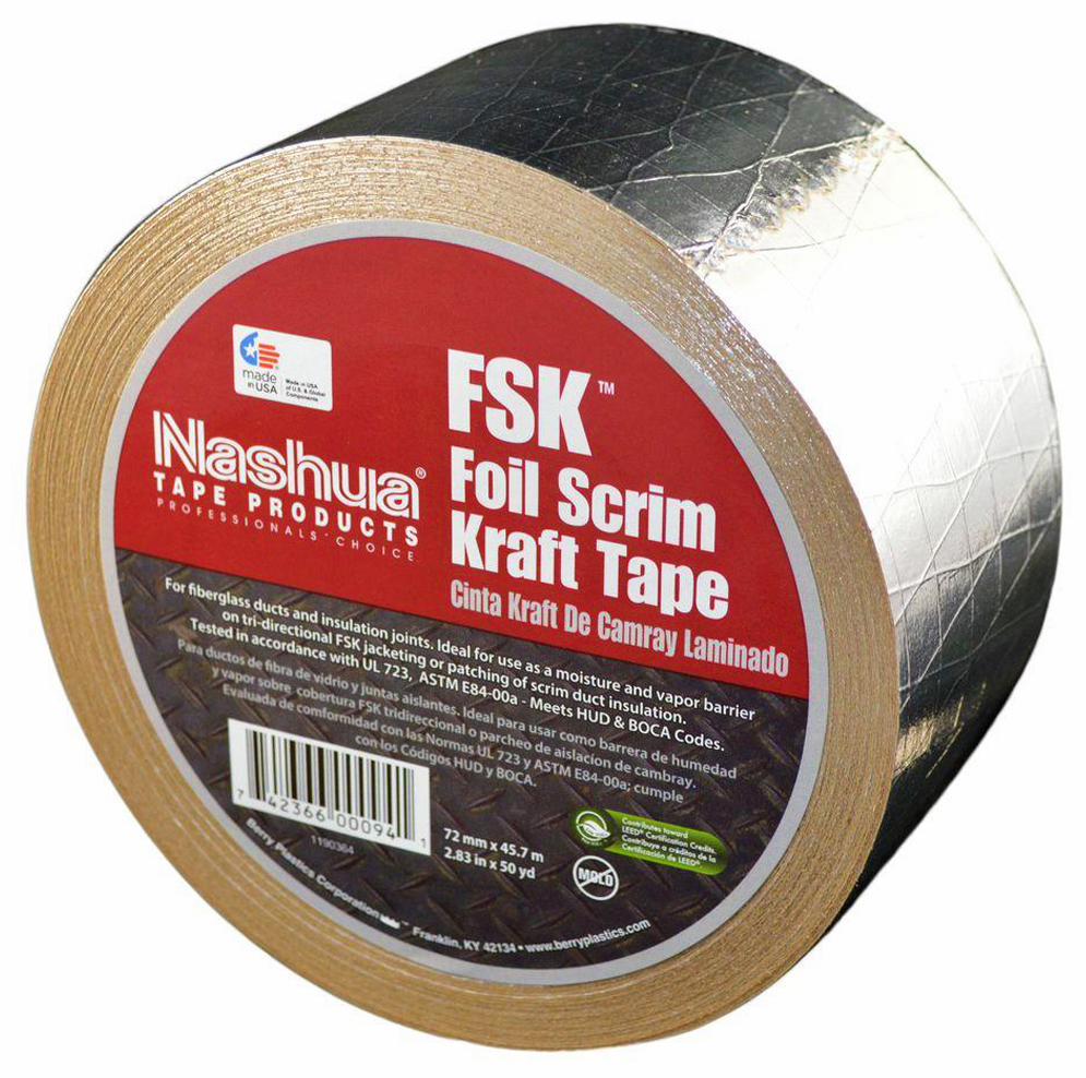 2" FSK TAPE SILVER NASHUA 48X46MM