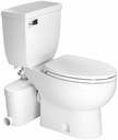 SaniAccess3 Elongated Toilet Combo with Macerating Pump for Ful Bathroom Application
