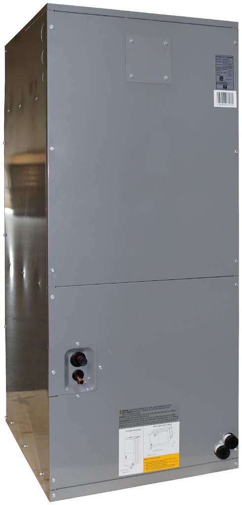 36,000BTU/h central indoor multi-position air handler unit c/w wired controller & remote - AIR HANDLER