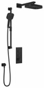 Kareo TB2 Premia Thermostatic Push-Button Shower System with Wall Arm (Less Valve)