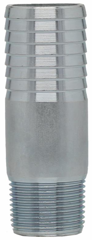 ZPMA-125 - '1-1/4" MPT x 1-1/4" INS. Zinc Plated Insert Adapter'