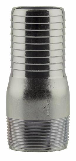 ZPMA-150 - '1-1/2" MPT x 1-1/2" INS. Zinc Plated Insert Adapter'